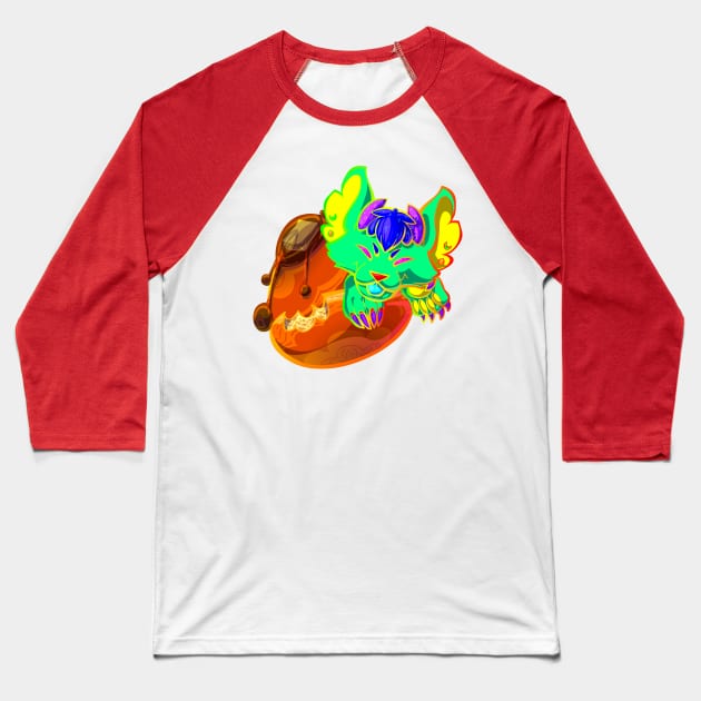 saccharine saturation Baseball T-Shirt by Belfry